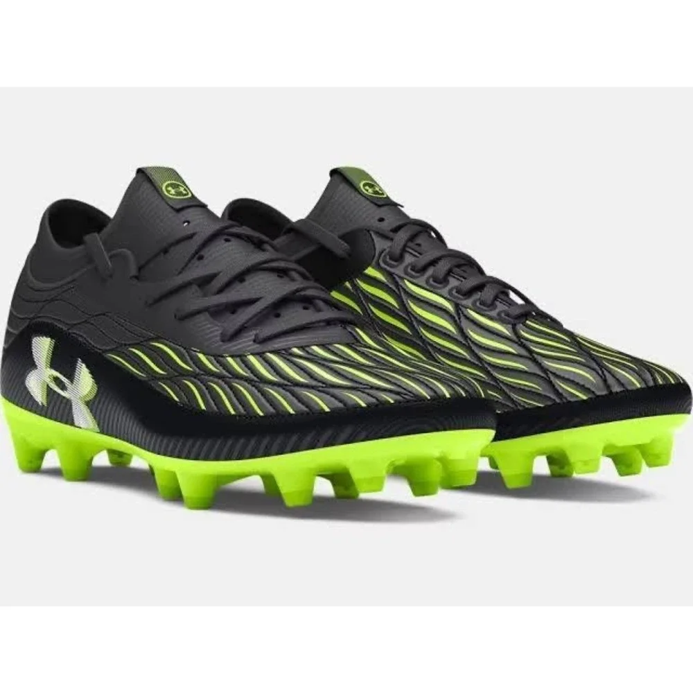 Under Armour Blur Select Low MC Football Cleats Men 8.5 Black Yellow 3027707-001